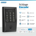 Schlage Encode Smart Wi-Fi Deadbolt Lock with Touchscreen Keypad, Keyless Front ... - Image 3
