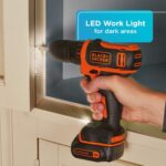 BLACK+DECKER 12V MAX Cordless Drill/Driver, Battery and Charger Included (BDCDD1... - Image 6