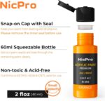 Nicpro Acrylic Paint Set, 24 Colors with 12 Brushes & Palette, Non Toxic Art Sup... - Image 7