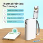Nelko Label Maker Machine with Tape, P21 Bluetooth Label Printer, Wireless Mini ... - Image 6