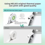 Nelko Label Maker Machine with Tape, P21 Bluetooth Label Printer, Wireless Mini ... - Image 10