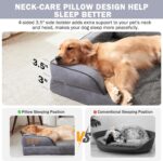 INVENHO Orthopedic Dog Beds Large Sized, XL Washable Dog Sofa with Egg-Crate Foa... - Image 6