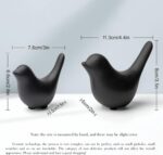 Notakia Small Birds Statues Home Decor Modern Style Decorative Ornaments for Liv... - Image 7