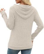XMTOPYE Womens Sweaters Fashion Hoodies Long Sleeve Tops Casual Sweatshirts Fall... - Image 6