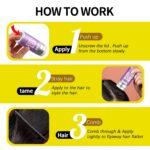 SWEET VIEW Hair Wax Stick & Slick Back Hair Brush for Tame Flyaways, Frizz, Slee... - Image 7