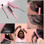 SWEET VIEW Hair Wax Stick & Slick Back Hair Brush for Tame Flyaways, Frizz, Slee... - Image 8
