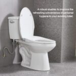 Bidet Seat for Elongated Toilet Seat Non-Electric Soft Close with Quick Release ... - Image 6