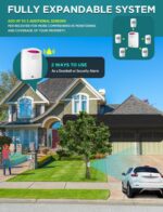 Driveway Alarm Wireless Outside, 1 BY ONE Motion Sensor Alarm 1000ft/300m Range ... - Image 3