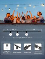 XMCOSY+ Outdoor String Lights, Smart Patio Lights 100Ft Dimmable Outdoor Lights ... - Image 7