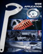Orion Motor Tech 8pc Adjustable Pin Spanner Wrench Tool Set, Spanner Nut Wrench ... - Image 8
