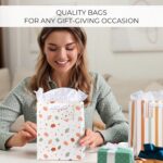 Beautiful Gift Bags Set of 4 - Medium Sized 9" Bags with Handles incl. Matching ... - Image 3