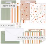 Beautiful Gift Bags Set of 4 - Medium Sized 9" Bags with Handles incl. Matching ... - Image 4