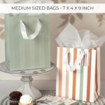 Beautiful Gift Bags Set of 4 - Medium Sized 9" Bags with Handles incl. Matching ... - Image 6