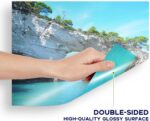 Double Sided Glossy Photo Paper 8.5x11 100 Sheets, Goefun 200GSM/54LB Inkjet Pri... - Image 4