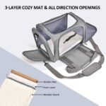 Henkelion Cat Carriers Dog Carrier Pet Carrier For Small / Medium Cats Dogs Pupp... - Image 3