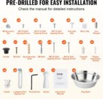 VEVOR Pet Feeding Station with 2 Elevated Dog Bowls, Raised Dog Bowls Stand with... - Image 5