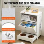VEVOR Pet Feeding Station with 2 Elevated Dog Bowls, Raised Dog Bowls Stand with... - Image 6