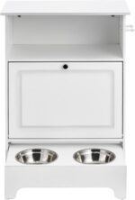 VEVOR Pet Feeding Station with 2 Elevated Dog Bowls, Raised Dog Bowls Stand with... - Image 10