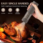 Electric Salt and Pepper Grinder Set Automatic Adjustable Coarseness Pepper Grin... - Image 4