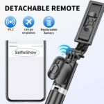 Selfie Stick Tripod, All in One Extendable & Portable iPhone Tripod Selfie Stick... - Image 7