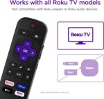 Roku TV Remote Control (Official Manufacturer Product) - Simple Setup, & Pre-Set... - Image 3