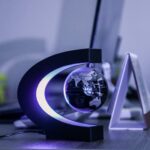MOKOQI Magnetic Levitating Globe with LED Light, Cool Tech Gift for Men Father B... - Image 8
