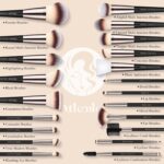 Makeup Brushes Set, Mlemle Professional 25 Pcs Makeup Kit, Include Powder Founda... - Image 4