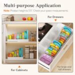Lifewit Kitchen Cabinet Organizer for Food Contanier Lid, Lid Holder with 6 Adju... - Image 5