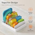Lifewit Kitchen Cabinet Organizer for Food Contanier Lid, Lid Holder with 6 Adju... - Image 8