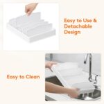 Lifewit Kitchen Cabinet Organizer for Food Contanier Lid, Lid Holder with 6 Adju... - Image 9