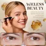 Eye Cream with 360° Roller, Anti Aging Treatment for Wrinkles & Fine Lines, Caff... - Image 5