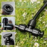 30 Pcs Quick Connect 1/4" Drip Irrigation Tee Fittings, Push-to-Connect Drip Irr... - Image 5