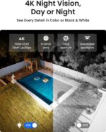 Reolink 4K Security Camera System with PT Auto-Tracking, 355°Pan 50°Tilt, 4K PoE... - Image 4