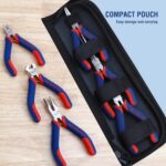WORKPRO 6-piece Mini Pliers Set - Needle Nose, Diagonal, Long Nose, Bent Nose, E... - Image 6