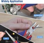 WORKPRO 6-piece Mini Pliers Set - Needle Nose, Diagonal, Long Nose, Bent Nose, E... - Image 7