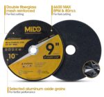 10 Pack Cut Off Wheels 9 Inch Cutting Wheel 9” x .075” x 7/8” Metal&Stainless St... - Image 3