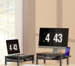 Zimilar 2 Pack Monitor Stand Riser with Metal Drawer, 3 Height Adjustable Monito... - Image 8