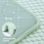 SOMOYA Cooling Mat for Dogs Upgrade Pet Cooling Pads Blanket Sleeping Kennel Mat... - Image 4
