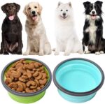 Sturdy Collapsible Dog Bowls, 27 oz 2 Pack - Foldable Silicone Water Food Bowl, ... - Image 7