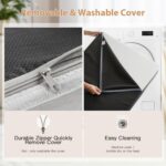 WNPETHOME Orthopedic Waterproof Extra Large Dogs Bed with Removable Washable Cov... - Image 5
