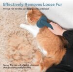 Aumuca Skin Friendly Self-Cleaning Slicker Brush for Dogs & Cats, Gentle Pet Gro... - Image 7