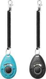 Dog Training Clicker with Sring Wrist and Keyring - Pet Dog Training Clickers fo... - Image 3
