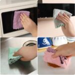 32 Pack Kitchen Dish Cloths Dish Towels, Super Soft and Absorbent Coral Fleece C... - Image 4
