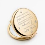 Gifts for Wife I Love You Wife Gold Compact Mirror - Image 7