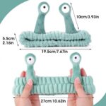 Molain Face Wash Headband, Palm and Snail Spa Hair Bands Makeup Headbands Women ... - Image 3