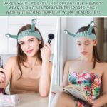 Molain Face Wash Headband, Palm and Snail Spa Hair Bands Makeup Headbands Women ... - Image 7