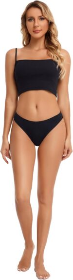 ANZERMIX Women's Breathable Cotton Thong Panties Pack of 6 - Image 5