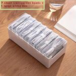 Cable Organizer Storage Box with 7 Wire Ties,Desktop Cable Management Box with S... - Image 7