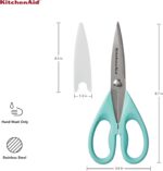 KitchenAid All Purpose Kitchen Shears with Protective Sheath Durable Stainless S... - Image 3