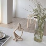 Thinker Statues And Sculptures, Sandstone Resin Thinker Statue Ornaments, Abstra... - Image 3